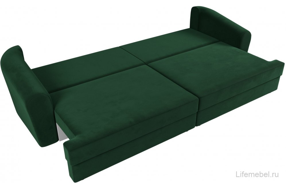 Диван Кристел велюр зеленый