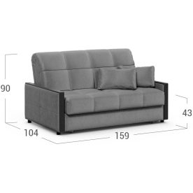 Диван Moon Family 125 / Н30 Lux v1+(2)65 н 004831