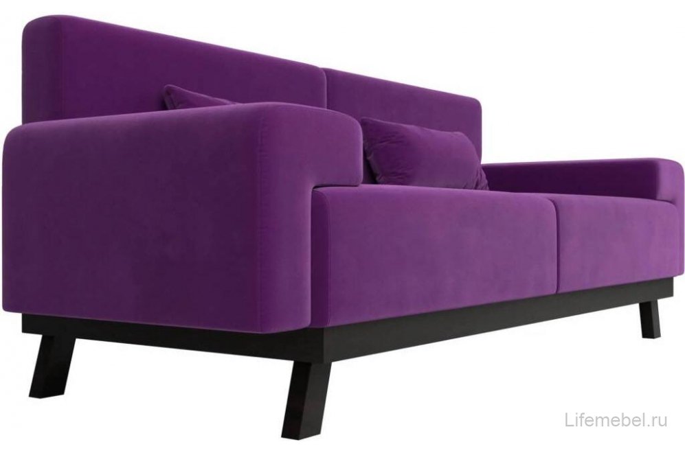 Диван Мюнхен фиолетовый микровельвет