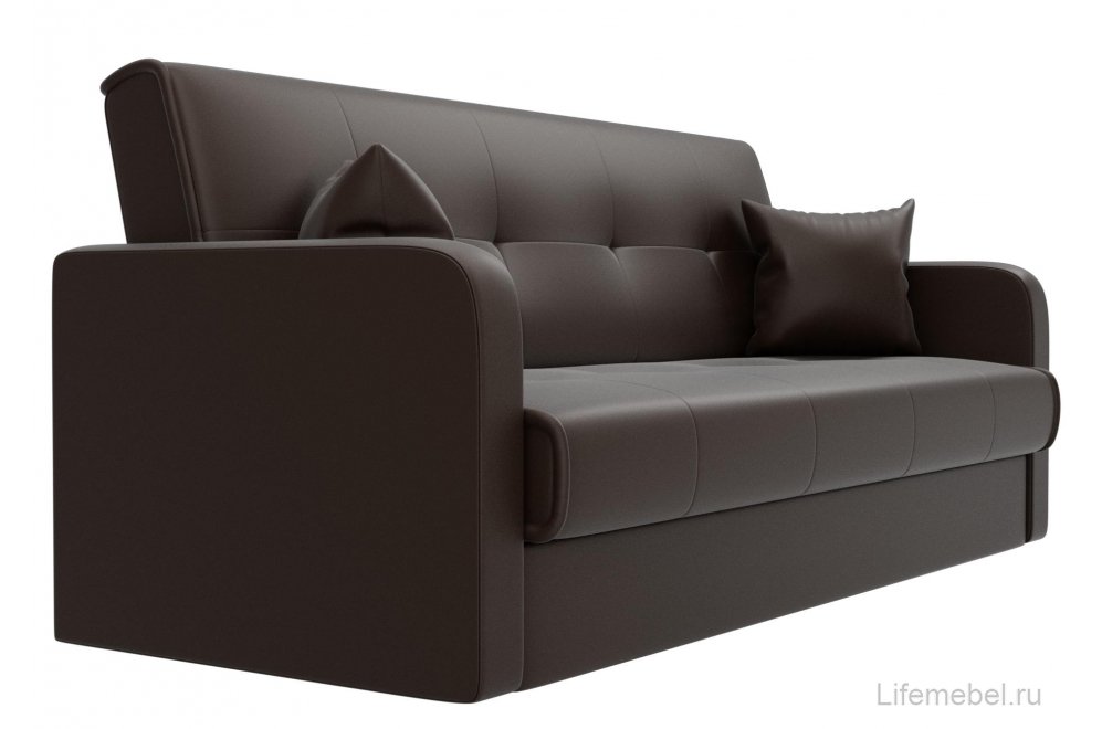 Диван Альта-Софт эко кожа коричневый