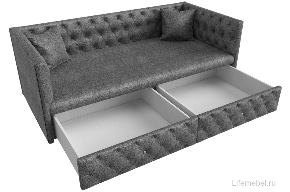 Диван-софа Найс рогожка серая