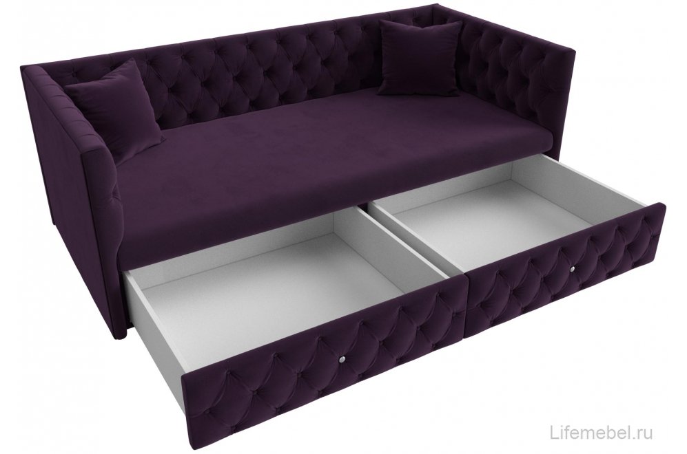 Диван-софа Найс велюр фиолетовый