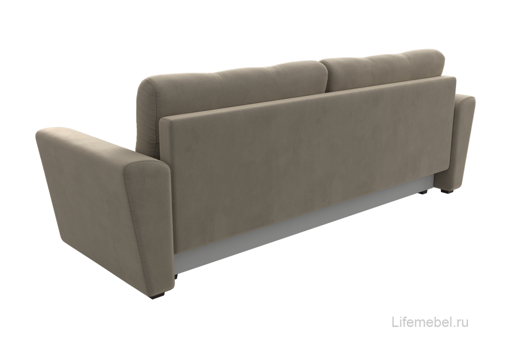 Диван Амстердам Лайт бежевый микровельвет