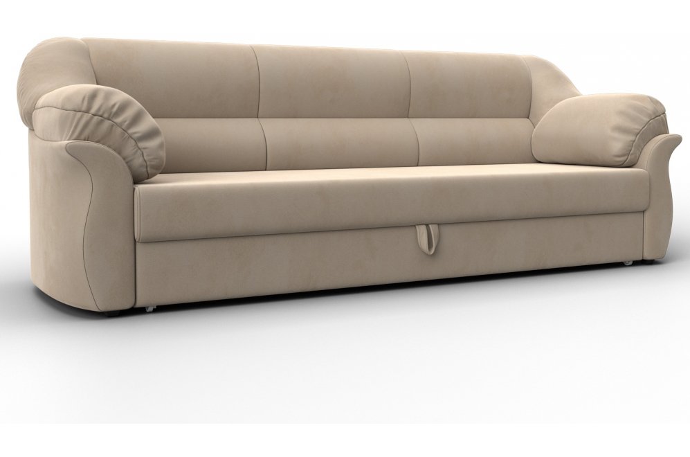 Диван Карнелла бежевый велюр