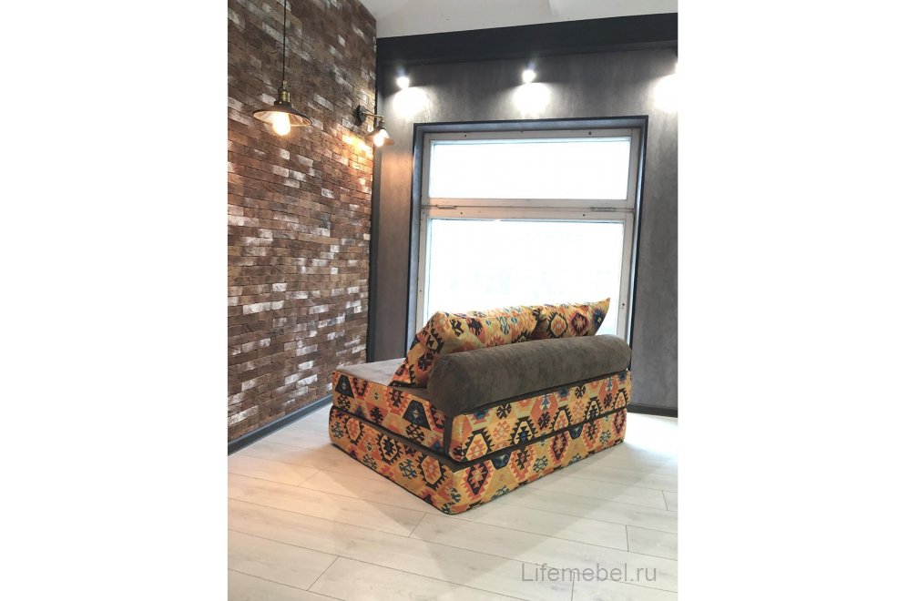 Диван PuzzleBag XL Мехико оранжевый