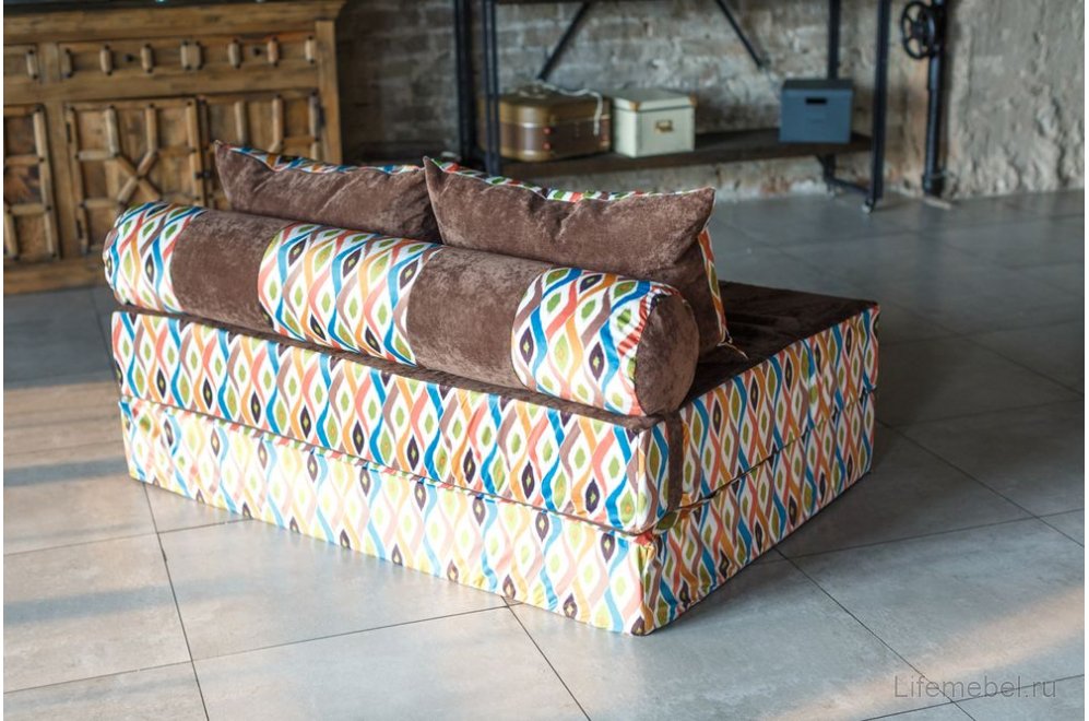 Диван PuzzleBag XL шоколадный