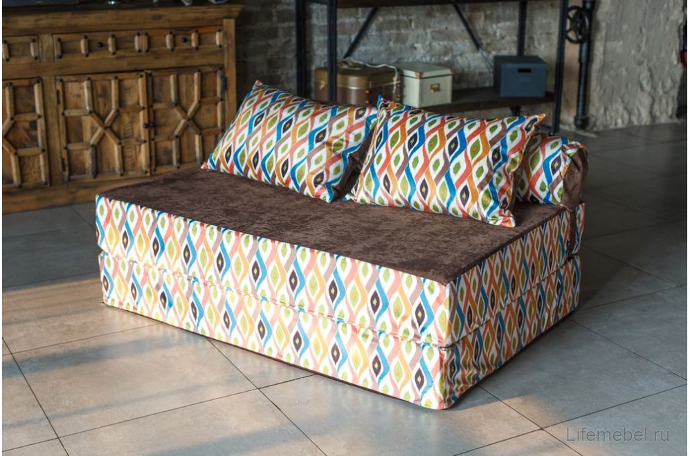 Диван PuzzleBag XL шоколадный