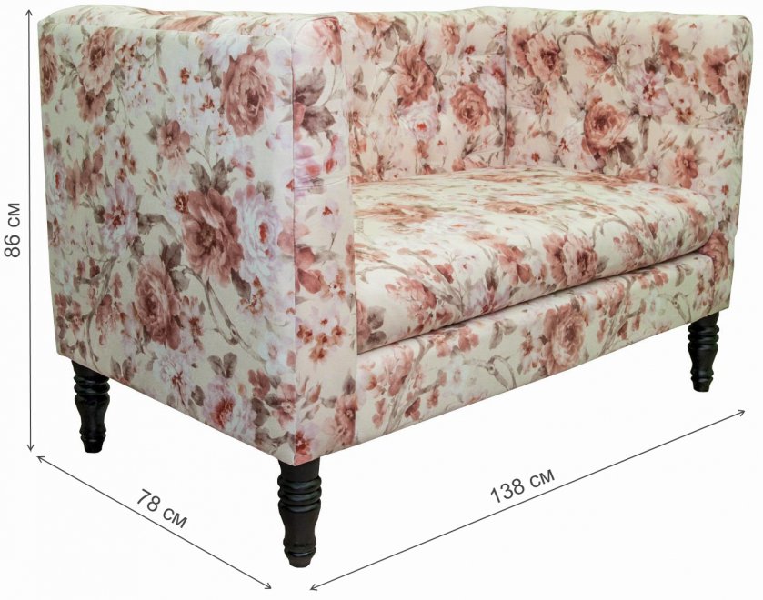 Диван Rose flower KS-03-11