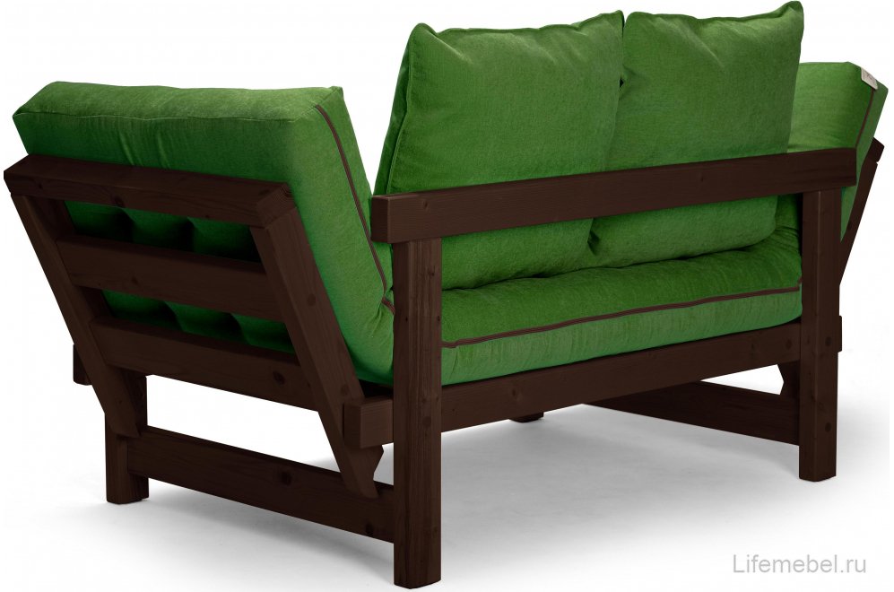 Диван Сарасвати зеленый / сосна 1