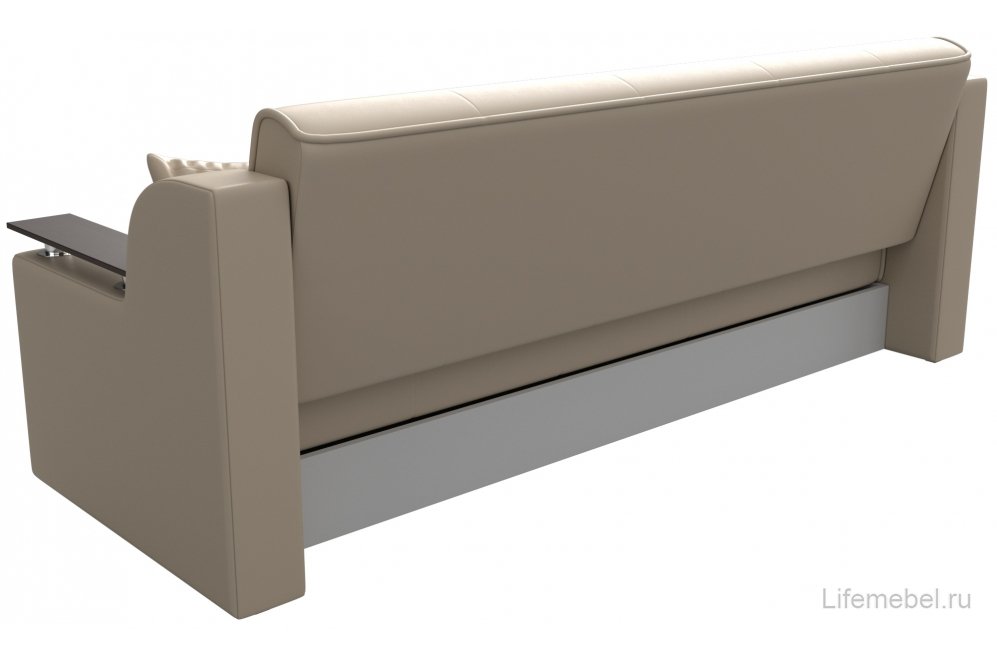 Диван Бравис бежевая экокожа книжка