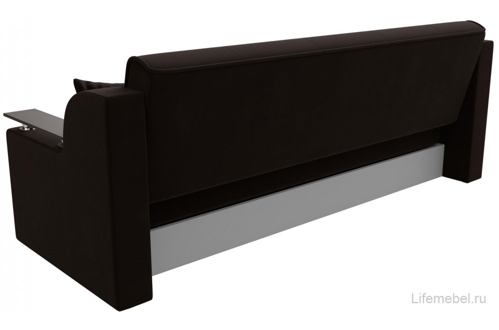 Диван Бравис коричневый микровельвет книжка