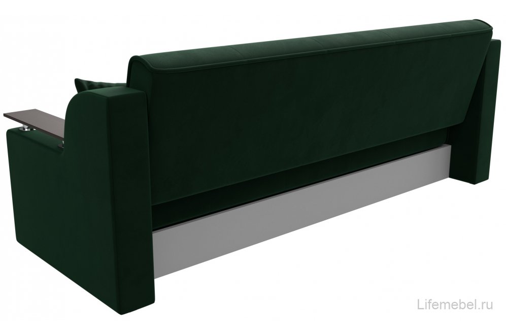 Диван Сенатор зеленый велюр книжка