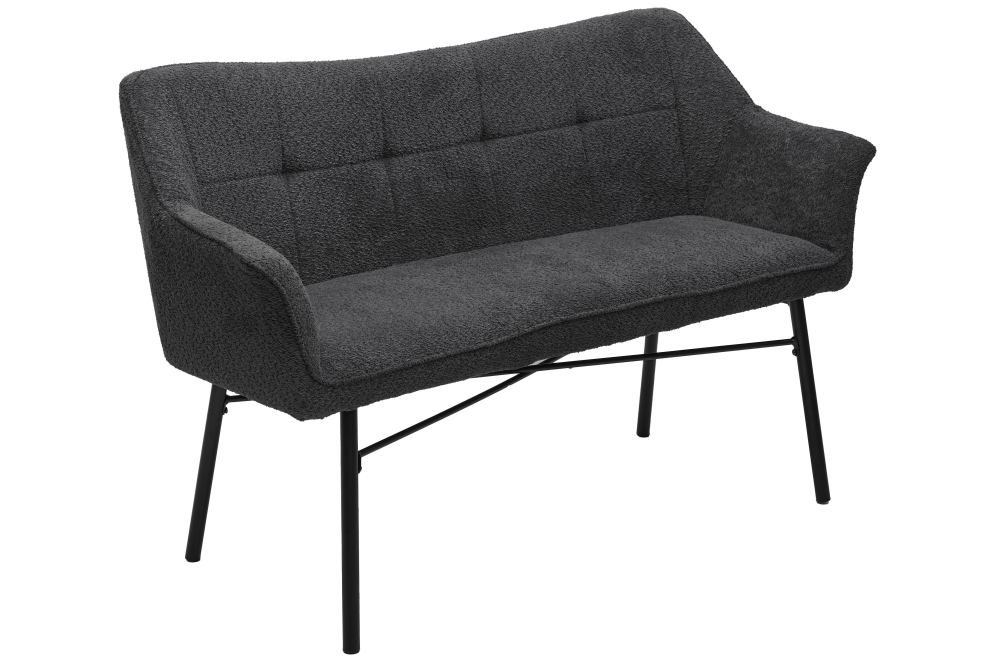 Диван Bergamo UF998-16 букле темно-серый