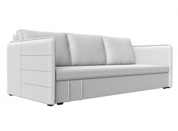Диван Слим белая экокожа