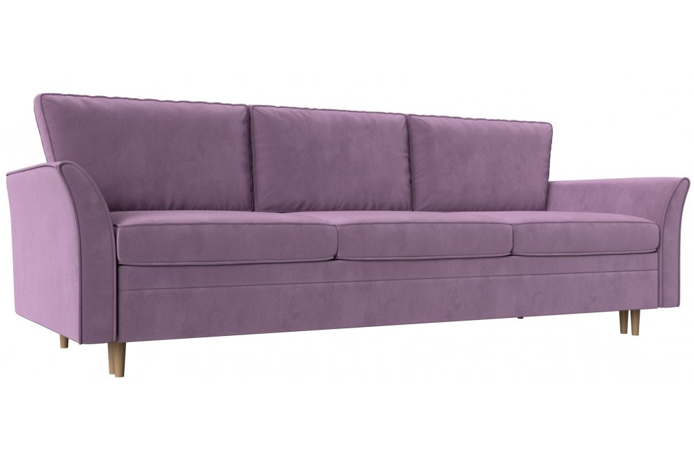 Диван София микровельвет сиреневый