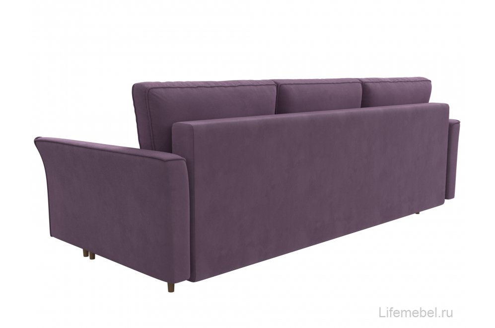 Диван София микровельвет сиреневый