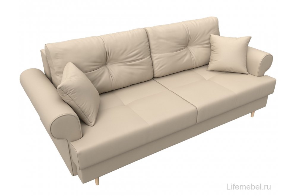 Диван Сплин экокожа бежевый