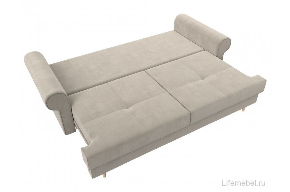 Диван Сплин микровельвет бежевый