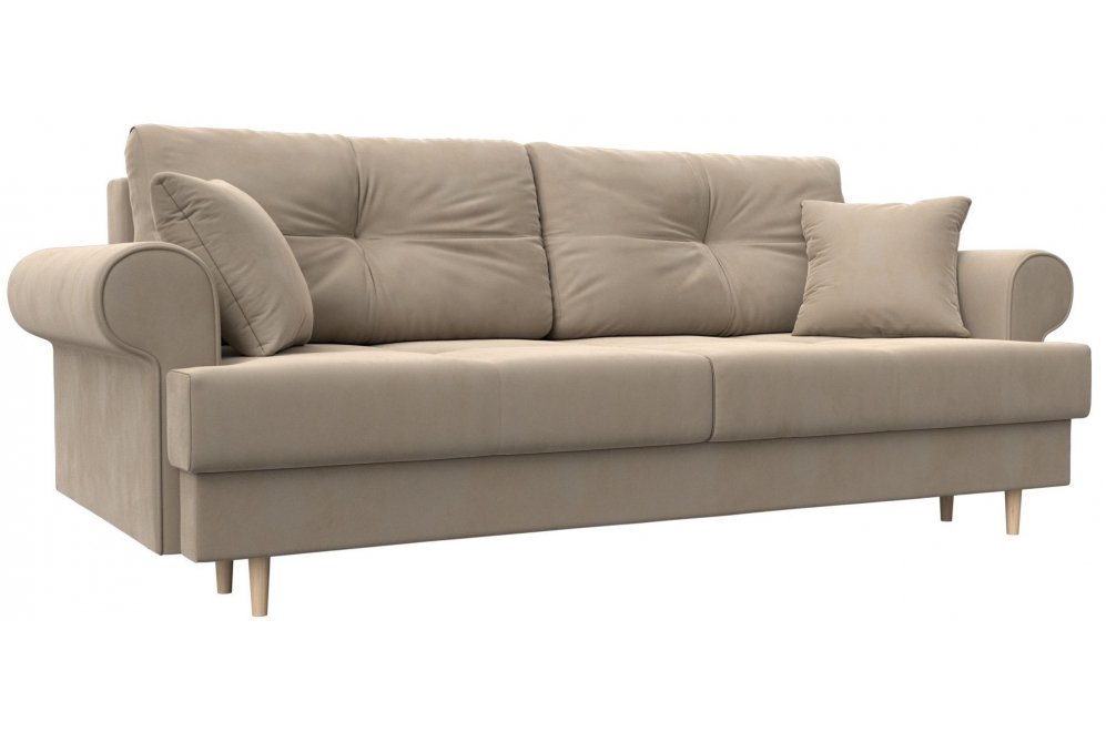 Диван Сплин велюр бежевый
