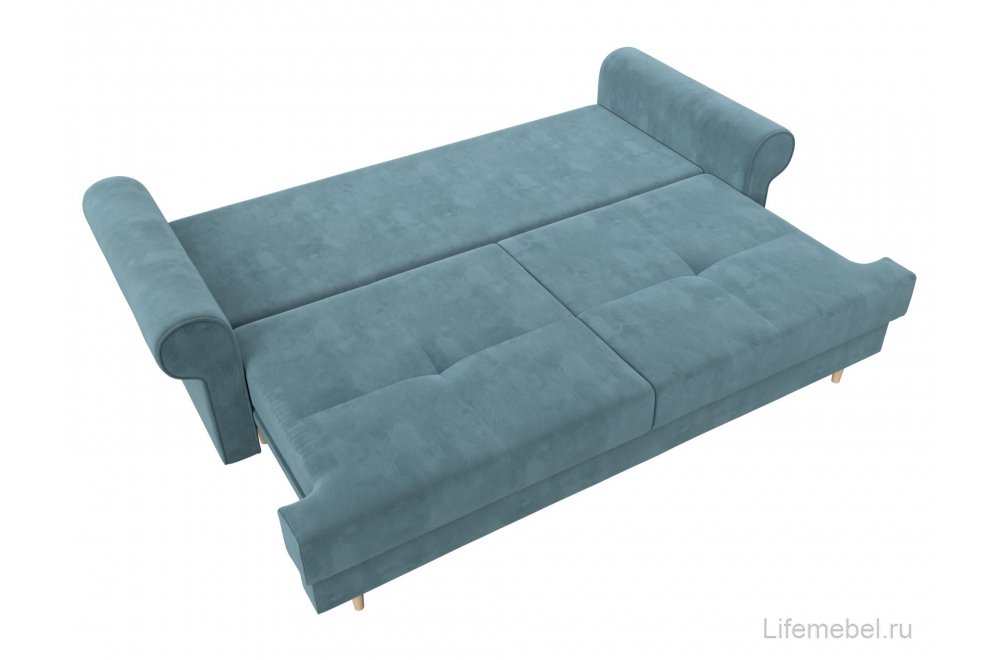 Диван Сплин велюр бирюзовый