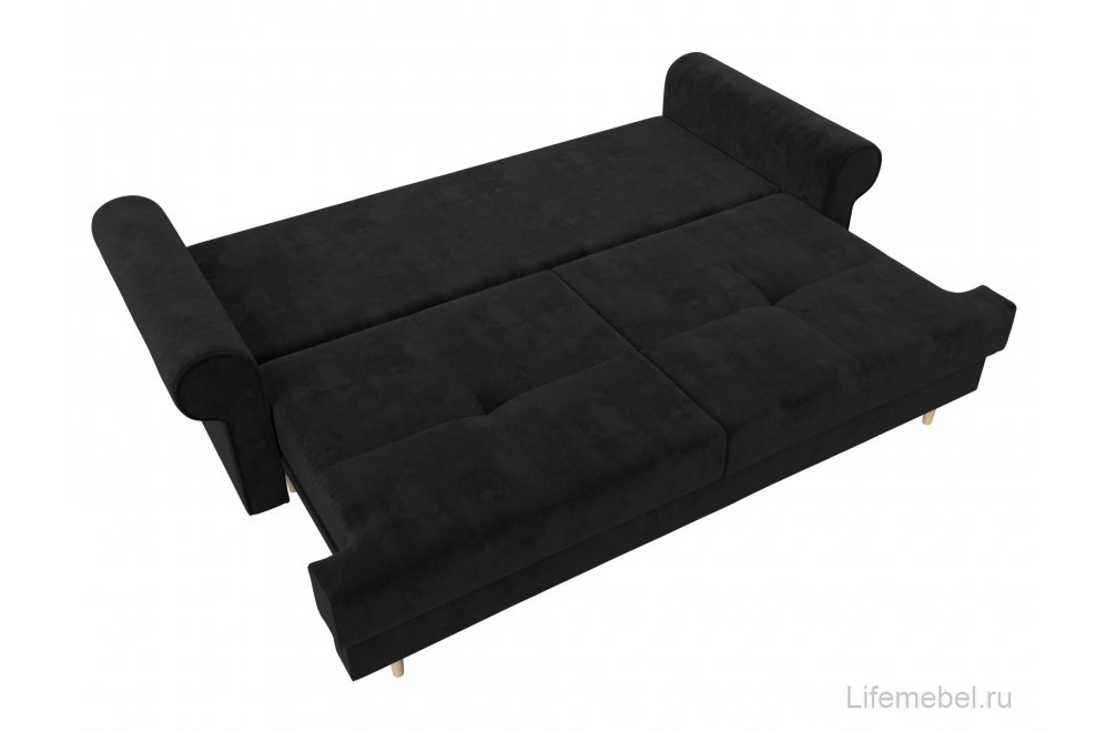 Диван Сплин велюр черный