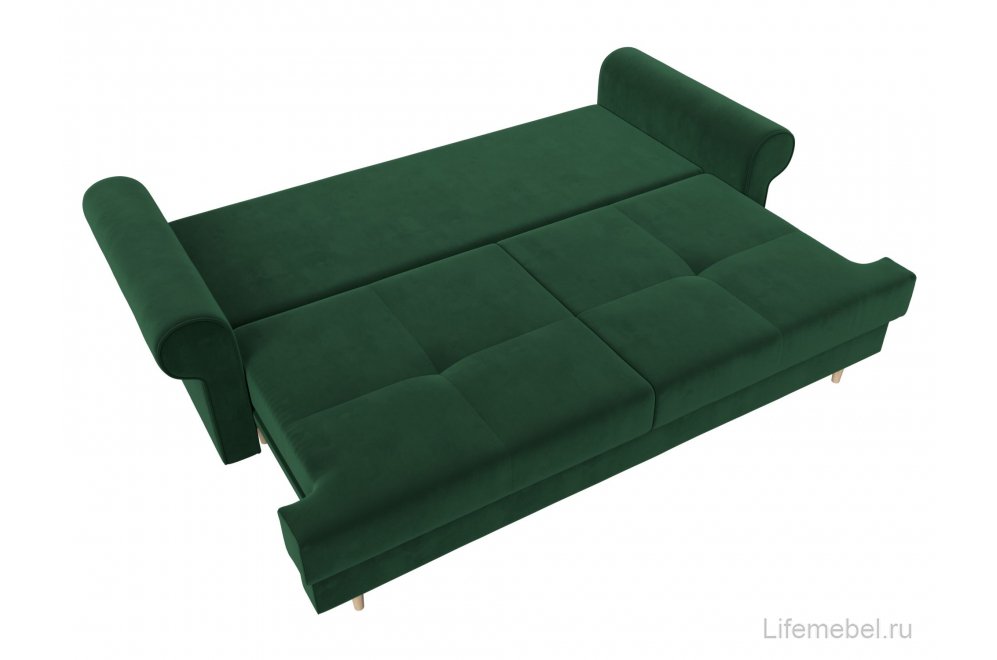 Диван Сплин велюр зеленый