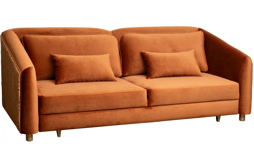 Диван Треви терракотовый