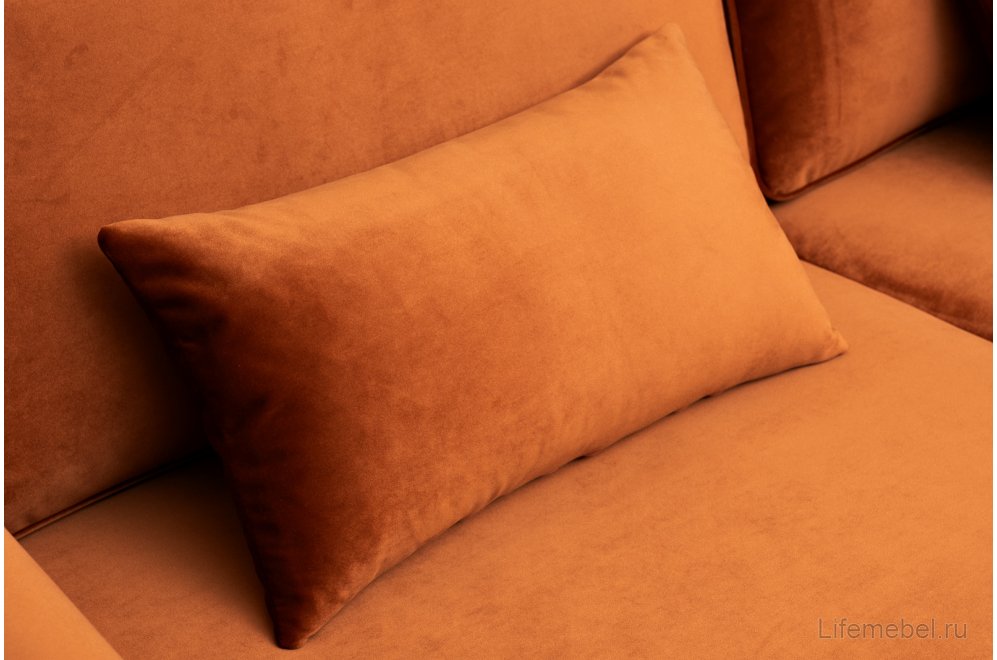 Диван Треви терракотовый