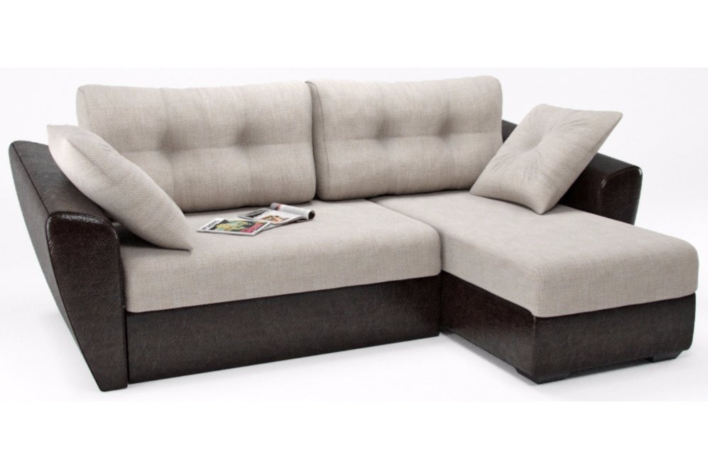 Диван угловой Амстердам Классик еврокнижка венге симпл правый 