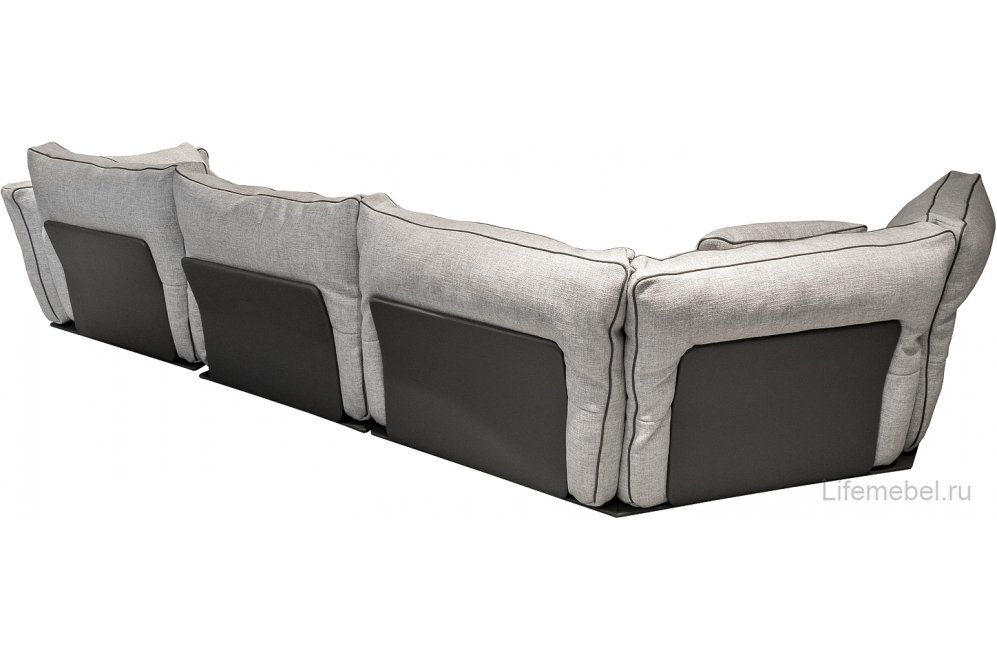 Диван угловой Элиот серый