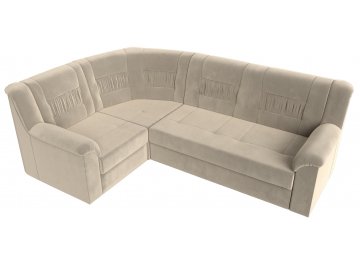 Диван-кровать Терра-М левый бежевый микровельвет