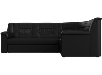 Диван-кровать Терра-М правый черная экокожа