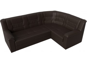 Диван-кровать Терра-М правый коричневая экокожа