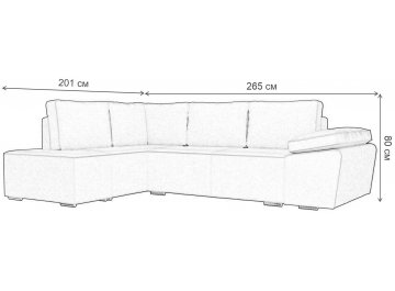 Диван угловой Хьюго левый
