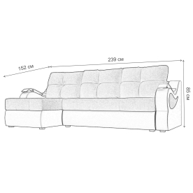 Диван угловой Меркурий