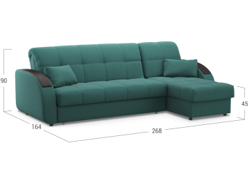 Диван угловой Moon Family 109 268 см с независимым пружинным блоком