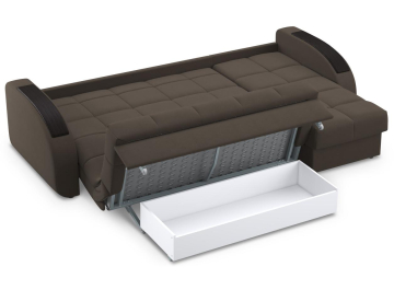 Диван-аккордеон Moon Family 109 / Н30С Lux v1+7Я н+(2)65 н 004806 велюр коричневый 74-65