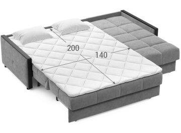 Диван угловой Moon Family 125 / Н30 Lux v1+7Я н+(2)65 н 004849