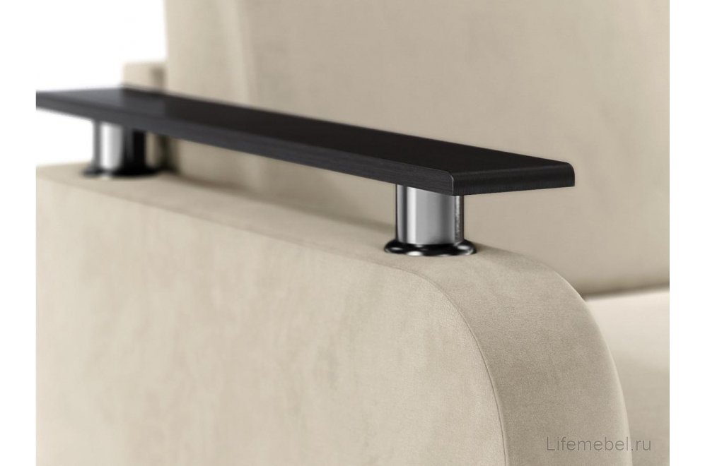 Диван угловой Moon Family 044/Д27ПЯ v1 003105 с декором велюр бежевый 74-1