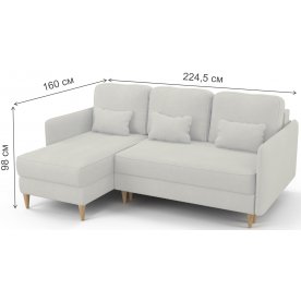 Диван угловой N3.2 Санваль левый