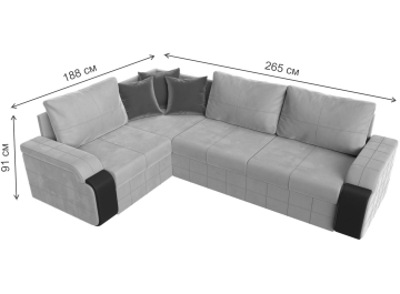 Диван угловой Николь левый