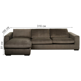 Диван угловой Telas Vibe MDI.SF.TEL.1027