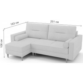 Диван угловой W3.2 Вестор левый