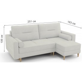 Диван угловой W3.2 Вестор правый