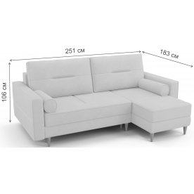 Диван угловой W3.2 Вестор правый