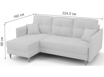 Диван угловой Z3.2 Дрезден левый