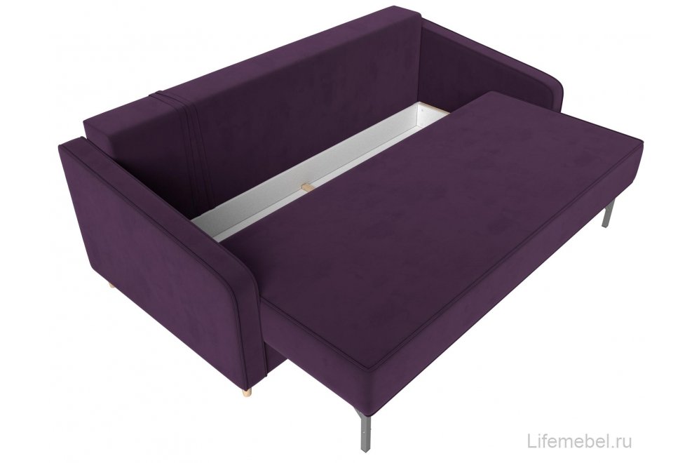 Диван Варшава фиолетовый велюр