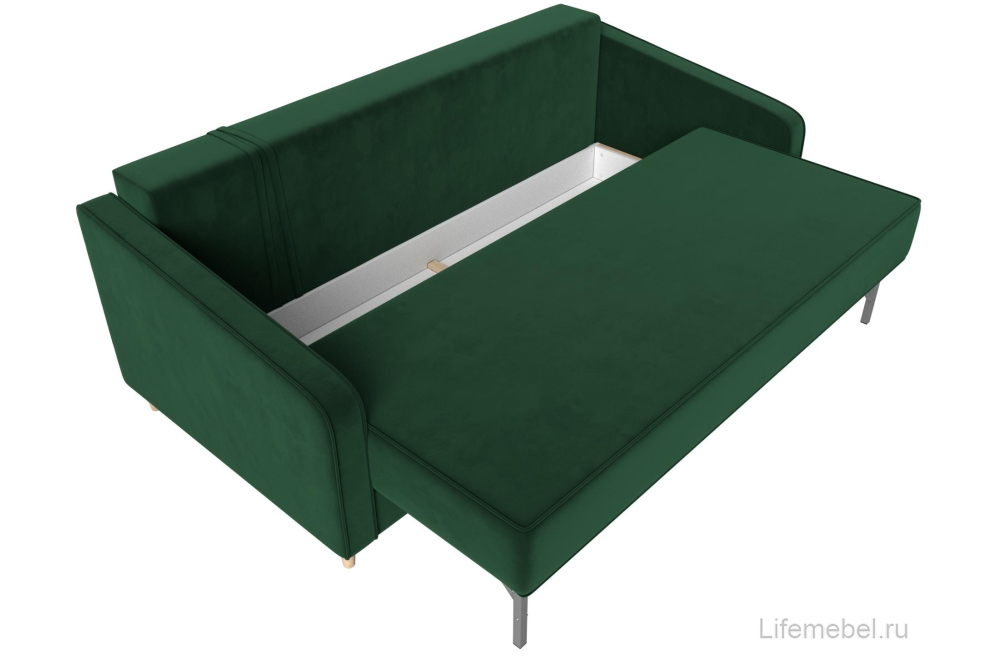 Диван Варшава зеленый велюр