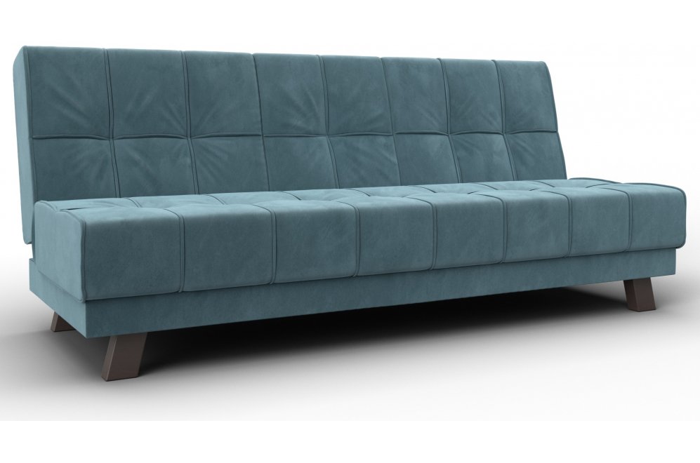 Диван Альта-Арт велюр бирюза прямой