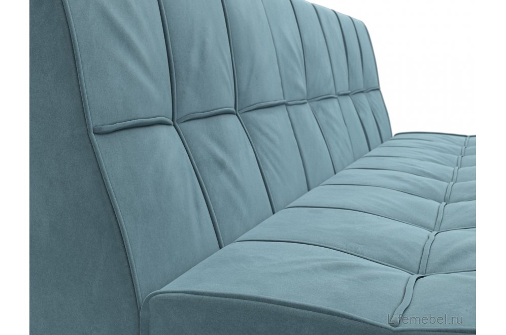 Диван Альта-Арт велюр бирюза прямой